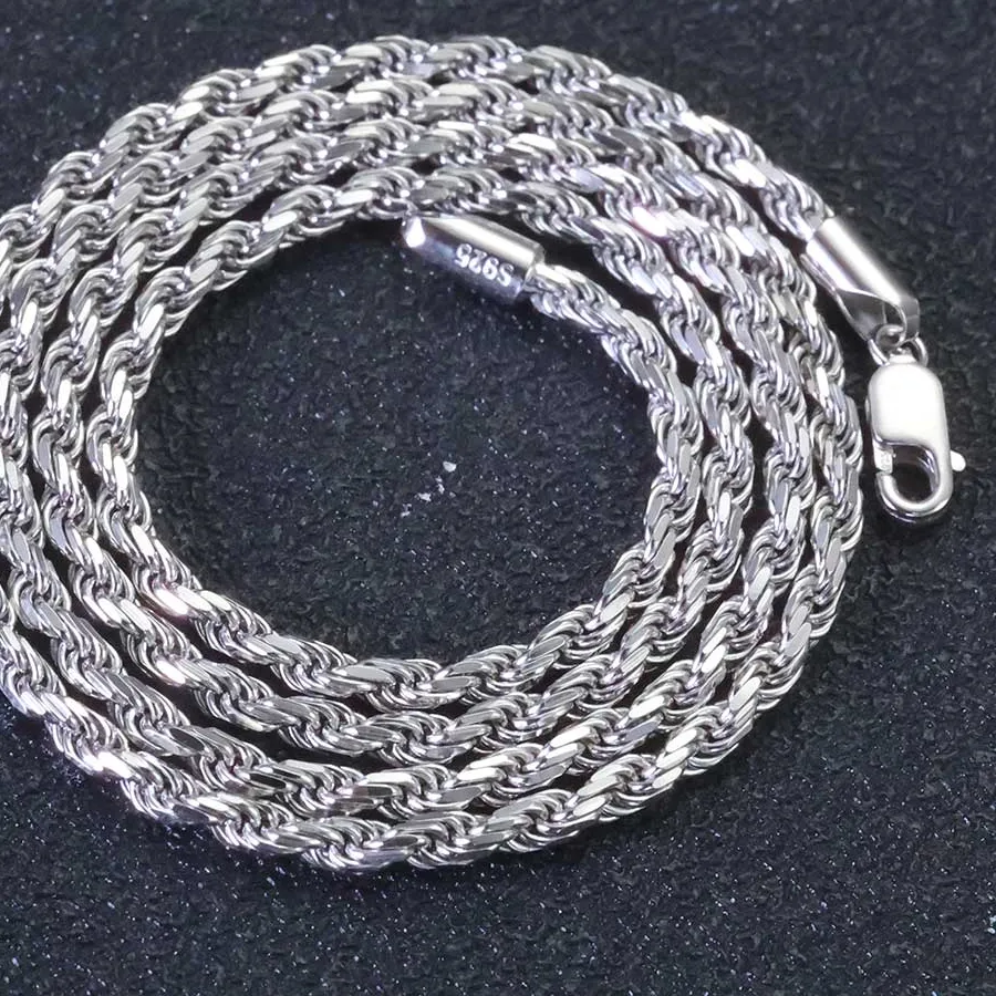 Authentic Twisted Rope Of Destiny The Enchanted Silver- Gold Chain