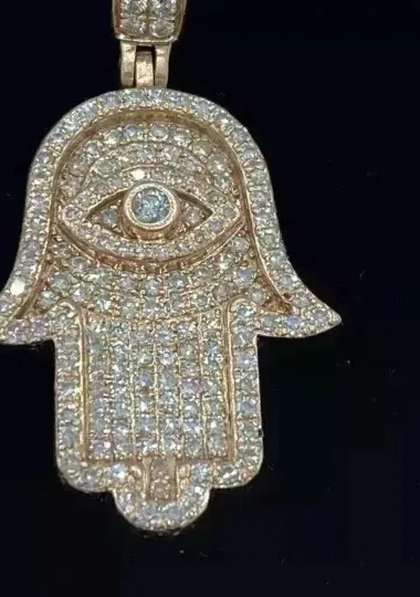 Authentic The Radiant Hamsa: A Conduit of Celestial Protection