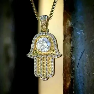 Authentic Radiant Hamsa Hand: The Celestial Guardian Amulet