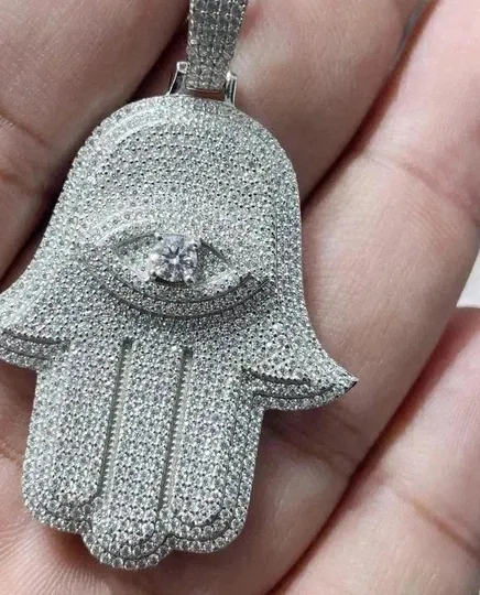 Authentic Celestial Hamsa: The Luminous Guardian of Infinite Sight