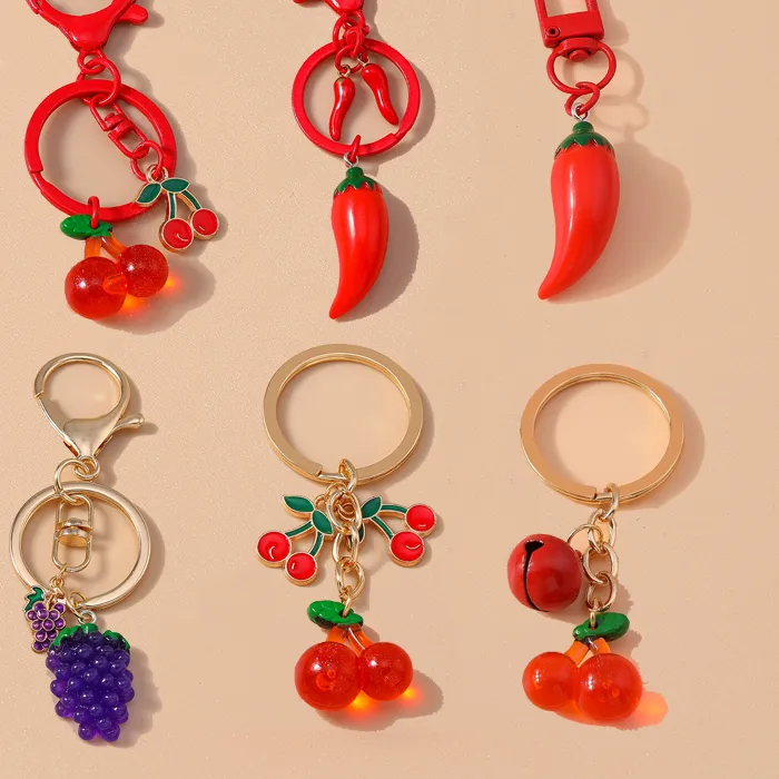 Authentic Sacred Cherry & Chili Talisman Golden Key To Passionate Fortune
