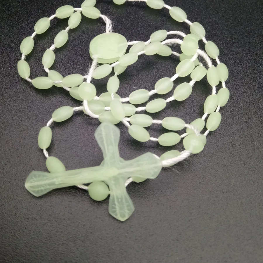 Authentic The Sanctified Glow A Luminous Cross Pendant Rosary