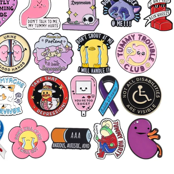 Authentic Pins Of Quiet Strength Enamel Talismans For Invisible Battles