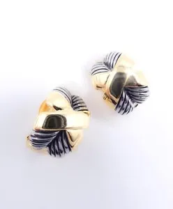Authentic Double Cables of Protection: 20kt Gold Plated Earrings for Empowerment