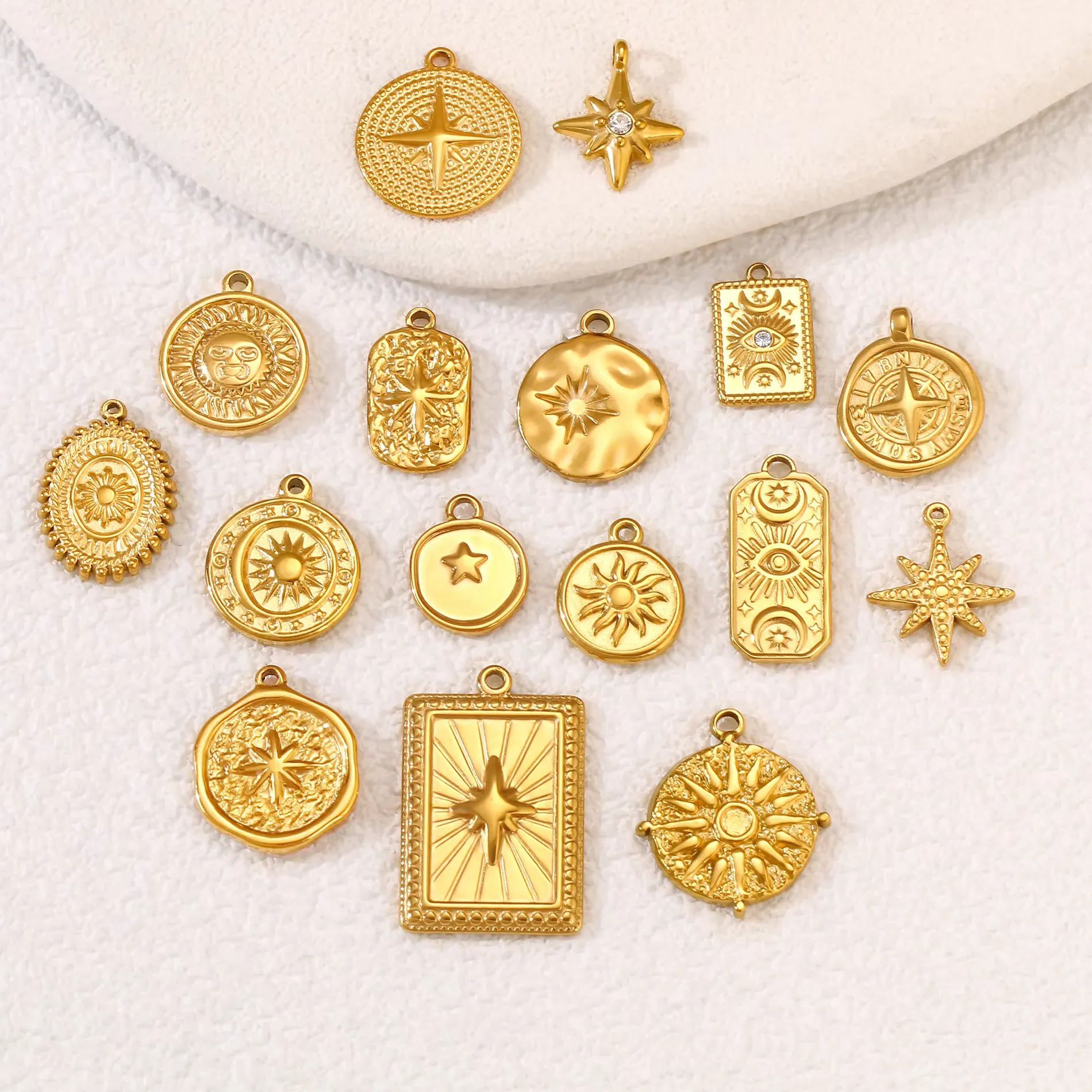 Authentic Celestial Starlight Astral Charms: A Trio of Cosmic Guidance