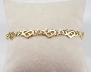 Authentic Eternal Heart of the Infinite Knot: 14K Gold-Plated Sacred Geometry Bracelet