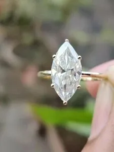 Authentic The Marquise Solar Flare: A Golden Vessel of Eternal Devotion