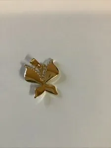Authentic Beautiful Butterfly Gold Plated Pendant, Preloved