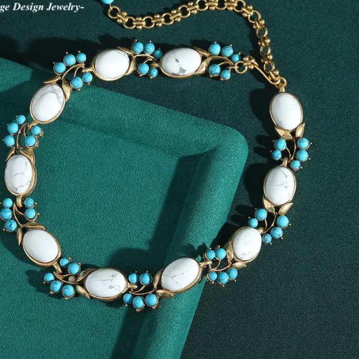 Authentic Opal Blossom Turquoise Talisman Necklace Of Ancient Healing Light