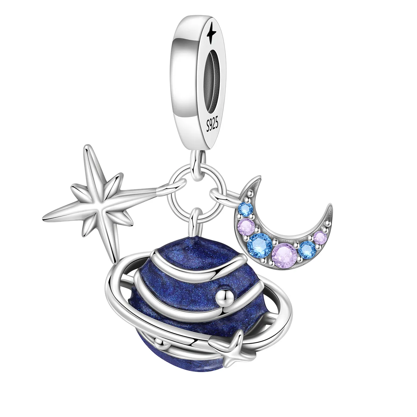Authentic Celestial Orbit Of Dreams Gold- Plated Dangle Talisman