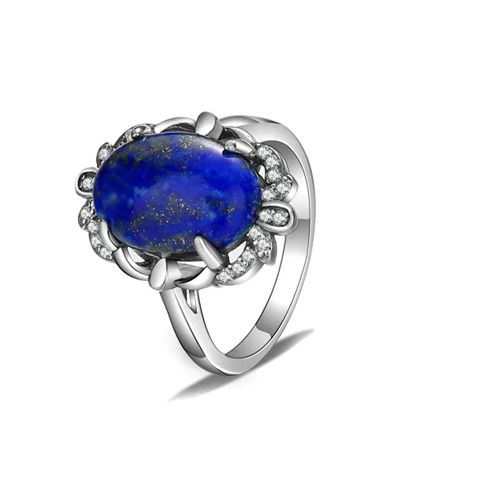 Authentic Celestial Lapis Lazuli Silver Ring Guardian Of Inner Truth
