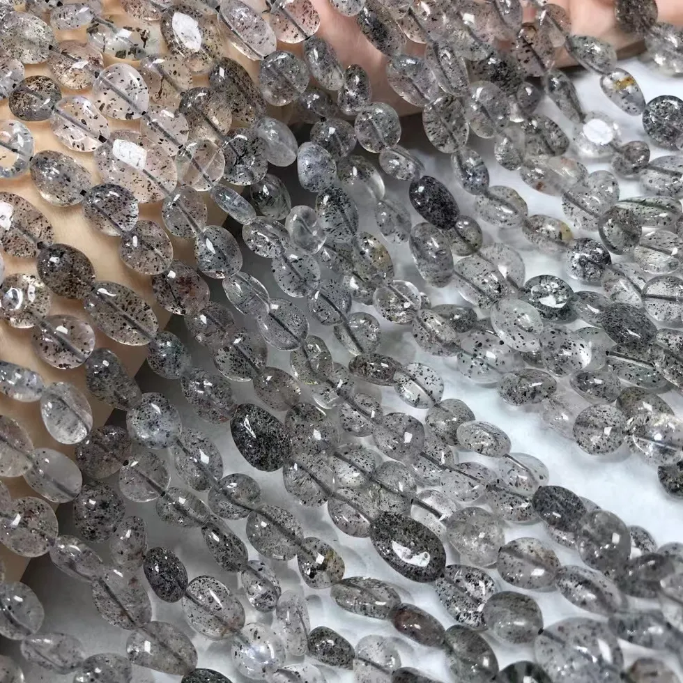 Authentic Herkimer Diamond Baroque Beads 6- 10Mm Loose Stones For Sacred Stringing