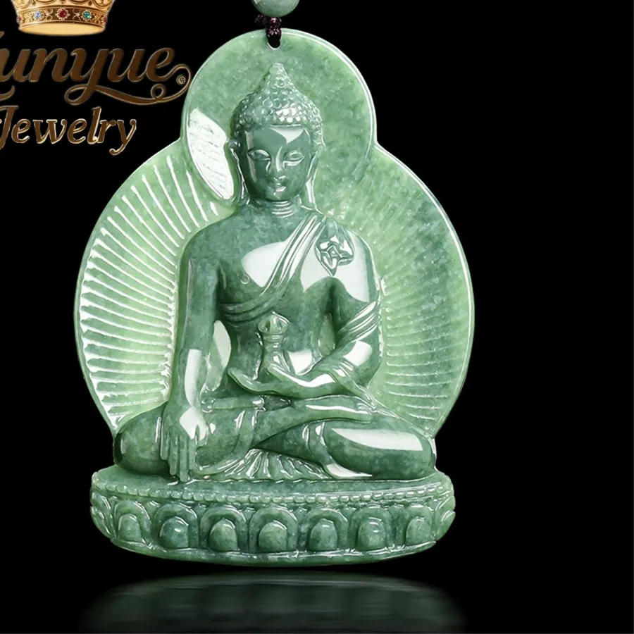 Authentic Sacred Emerald Bean Buddha Talisman Of Awakening