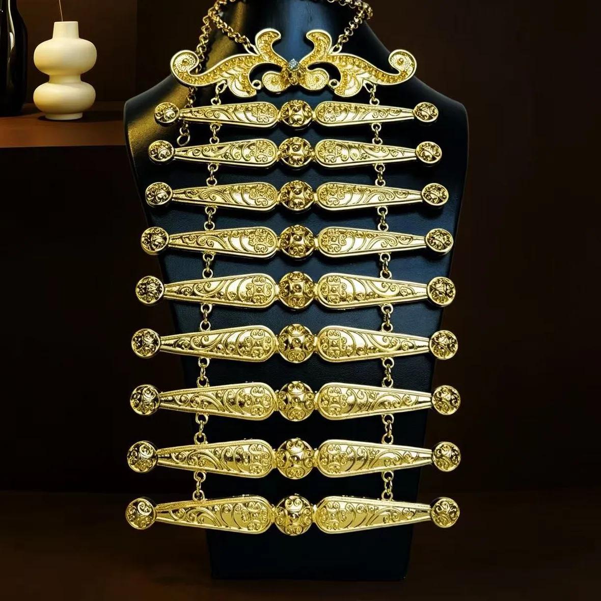 Authentic Crimson Legacy The Sacred Ingush Bride Breastplate Of Ancestral Grace