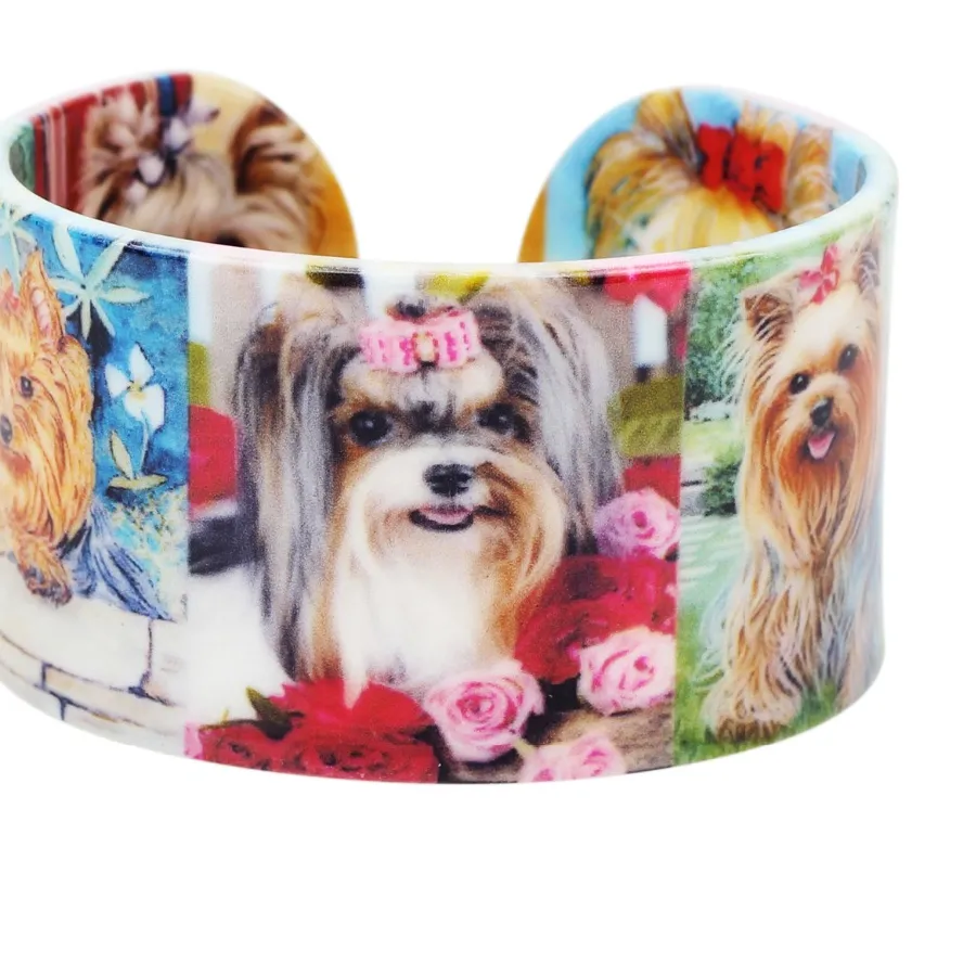 Authentic Shih Tzu Spirit Bangle A Whimsical Animal Totem Of Joy And Devotion