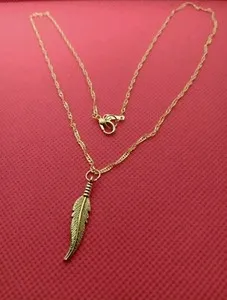 Authentic Siren's Feather: 20‑inch Water Wave Necklace