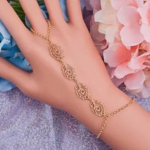 Authentic Empowered Flight of the Spirit - Gold Plated Feather Hand Chain