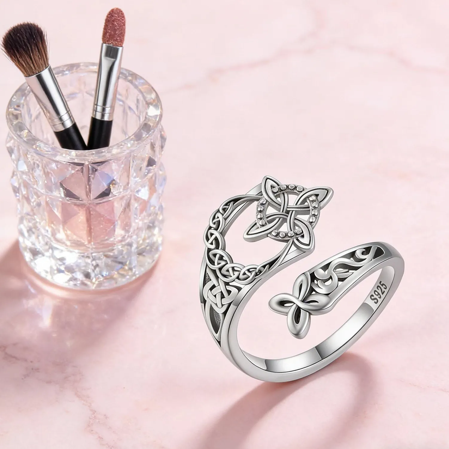 Authentic The Eternal Knot Ring A Witch's Sigil Of Boundless Energy