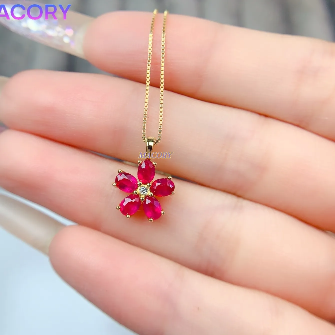 Authentic The Crimson Flame Ruby Talisman In Sacred Silver