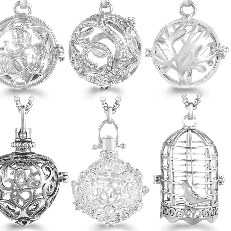 Authentic Mystic Bird Cage Crystal Diffuser Pendant- A Talisman Of Voice, Air, And Aromatic Spirit