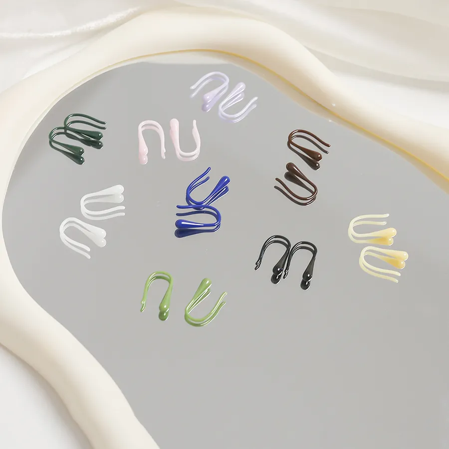 Material Bioceramic Water Drop Mini Stud Earrings Jewelry Allergy Prevention Piercing Ear Hole Accessory
