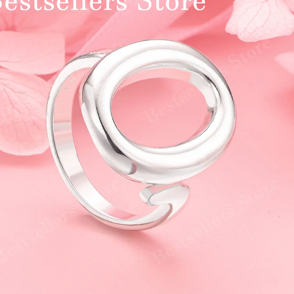 Authentic The Infinite Circle Of Pure Silver Sacred Geometry Talisman Ring