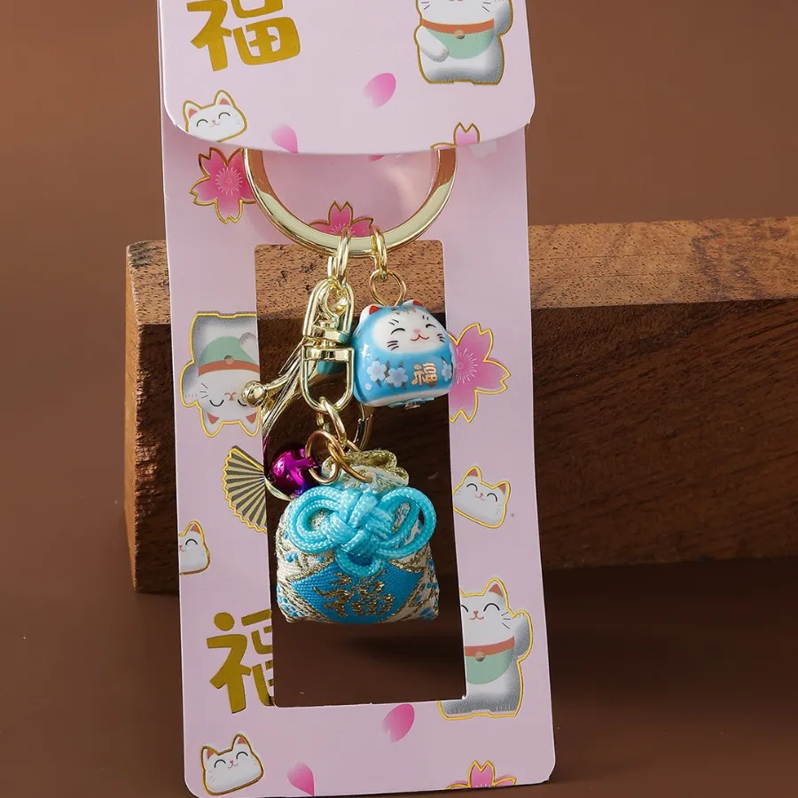 Authentic The Golden Fortune Feline Omamori Talisman