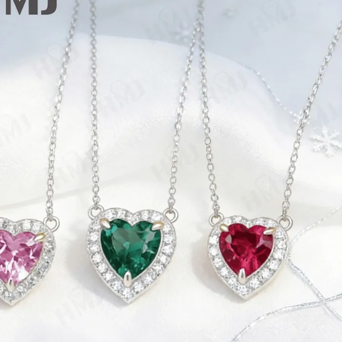 Authentic Heart Of The Cosmos Lab Grown Ruby & Sapphire Talisman