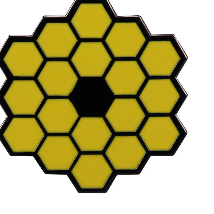 Authentic Hexagonal Sentinel Of The Cosmos Talisman Pin