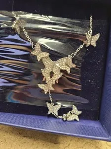 Authentic The Lilia Butterfly Y-Necklace of Radiant Transformation