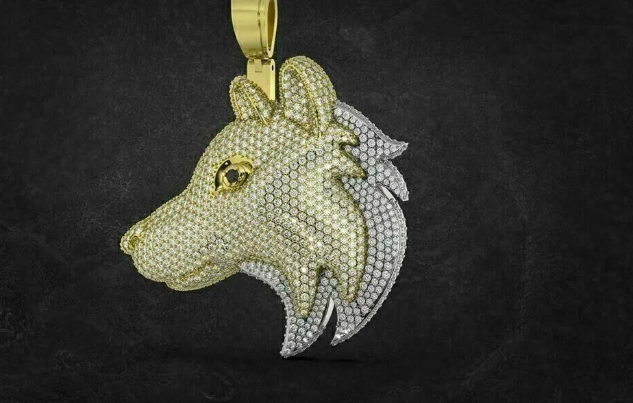 Authentic Moonlit Guardian: Wolf's Wisdom Pendant