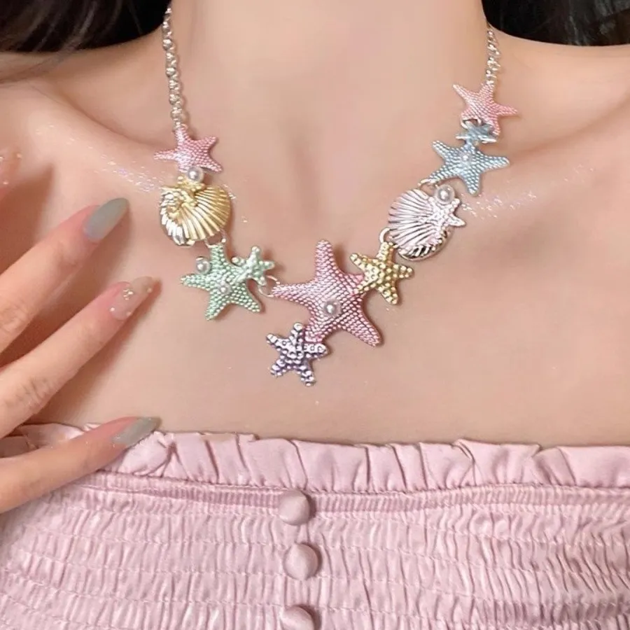 Authentic Whispers Of The Ocean Celestial Starfish & Pearl Amulet