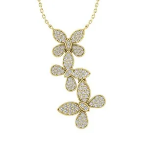 Authentic Golden Metamorphosis Three Butterfly Talisman