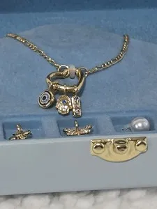 Authentic The Gilded Sentinel: 14kt Gold-Plated Evil Eye Amulet Necklace