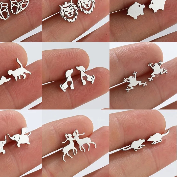 Authentic Whispers Of The Wild Gilded Menagerie Studs
