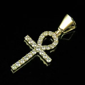 Authentic The Solar Key: Radiating 2Ct Moissanite Ankh of Eternal Life