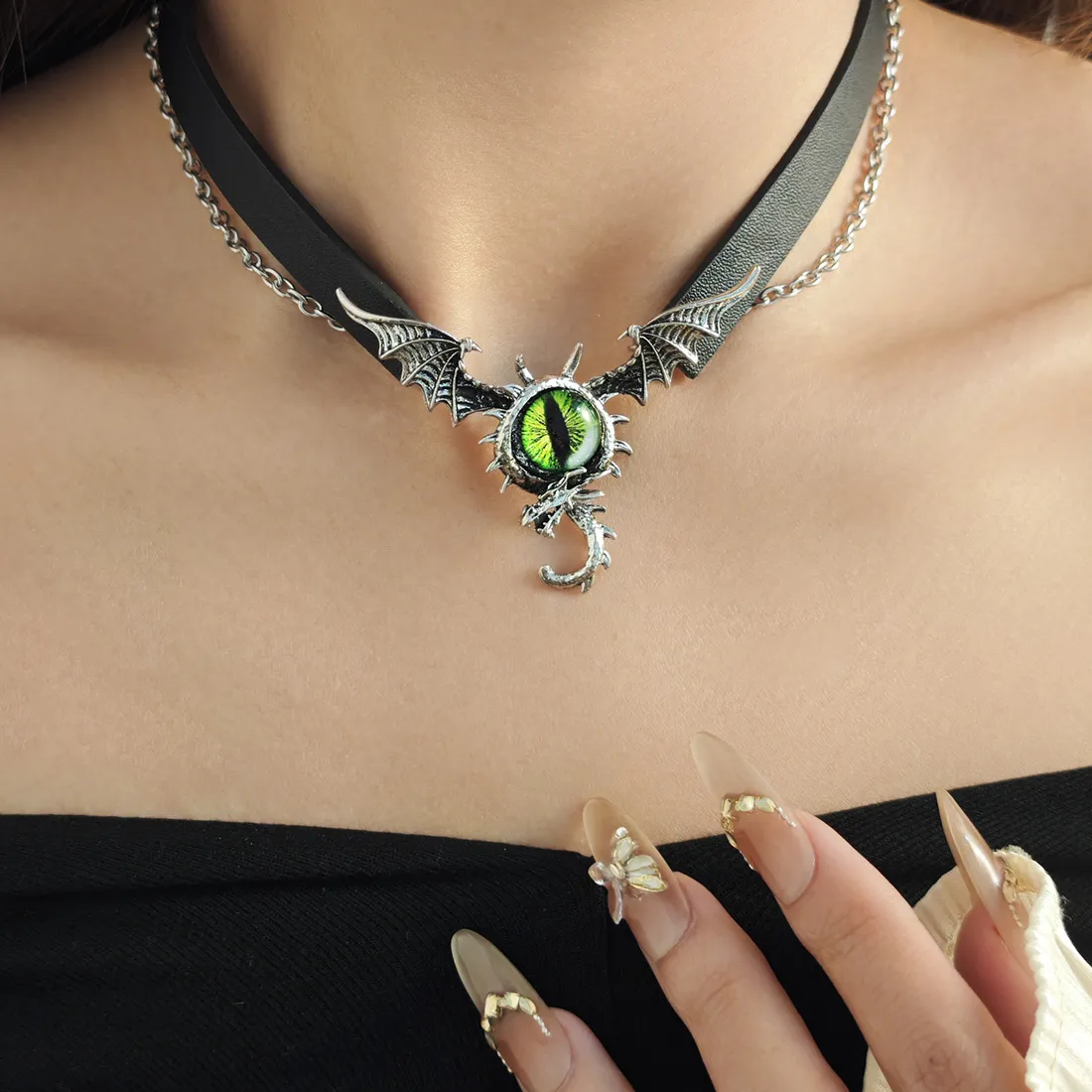 Authentic The Obsidian Ward Gold- Plated Black Evil Eye Talisman