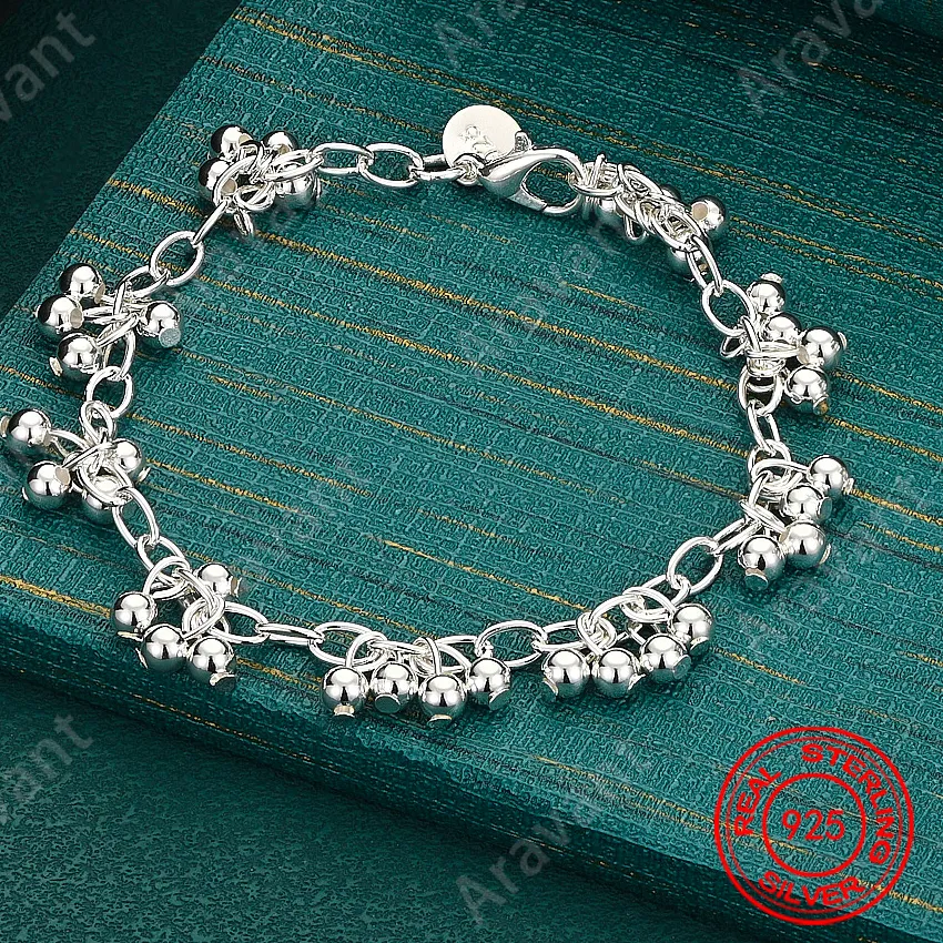 Authentic The Vine Of Abundance Sterling Silver Grape Talisman Bracelet
