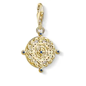 Authentic New Thomas Sabo Sterling Silver Gold plated Vintage stone set Compass 1662 £79