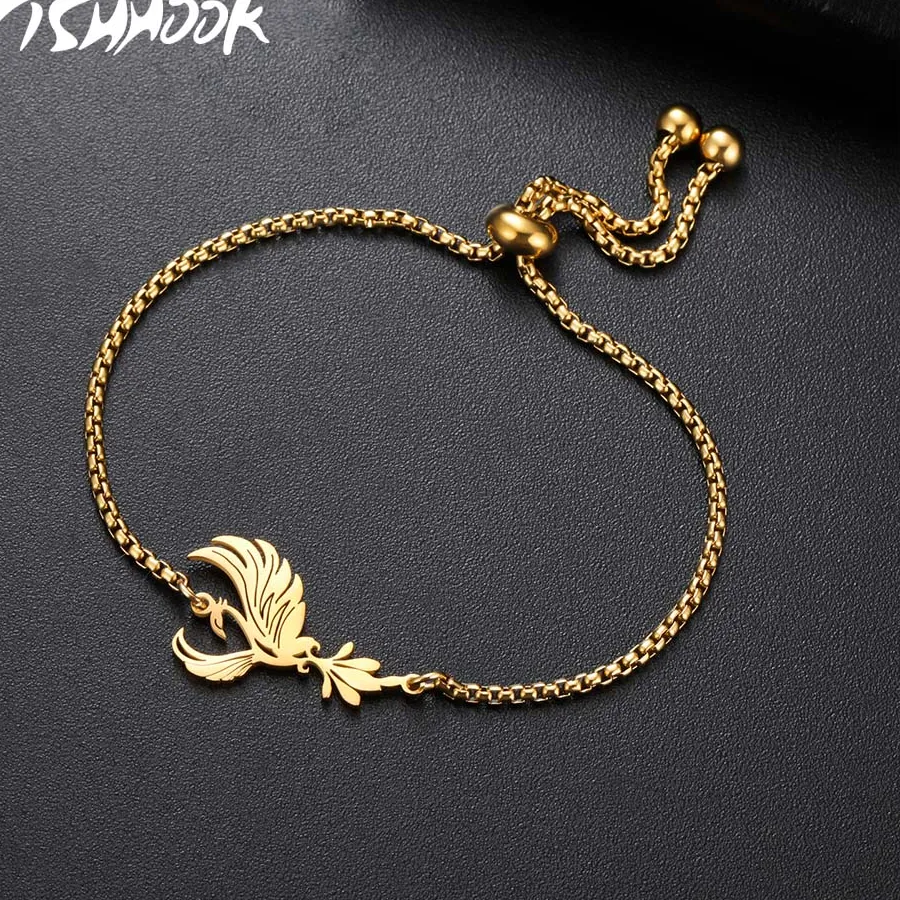 Authentic The Immortal Flame Phoenix Gold Talisman Bracelet