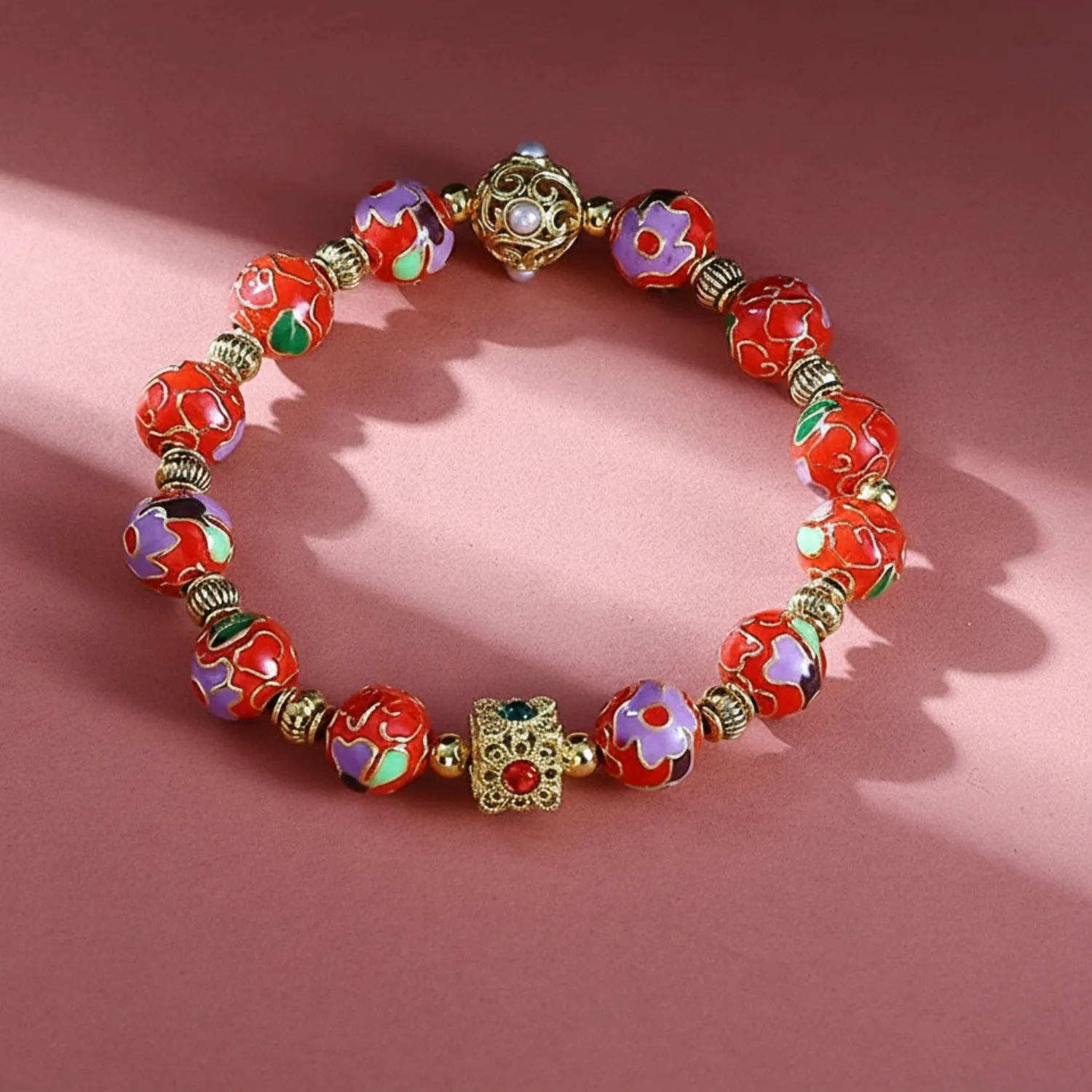 Authentic The Enchanted Garden A Mystical Bracelet Of Nature's Splendor