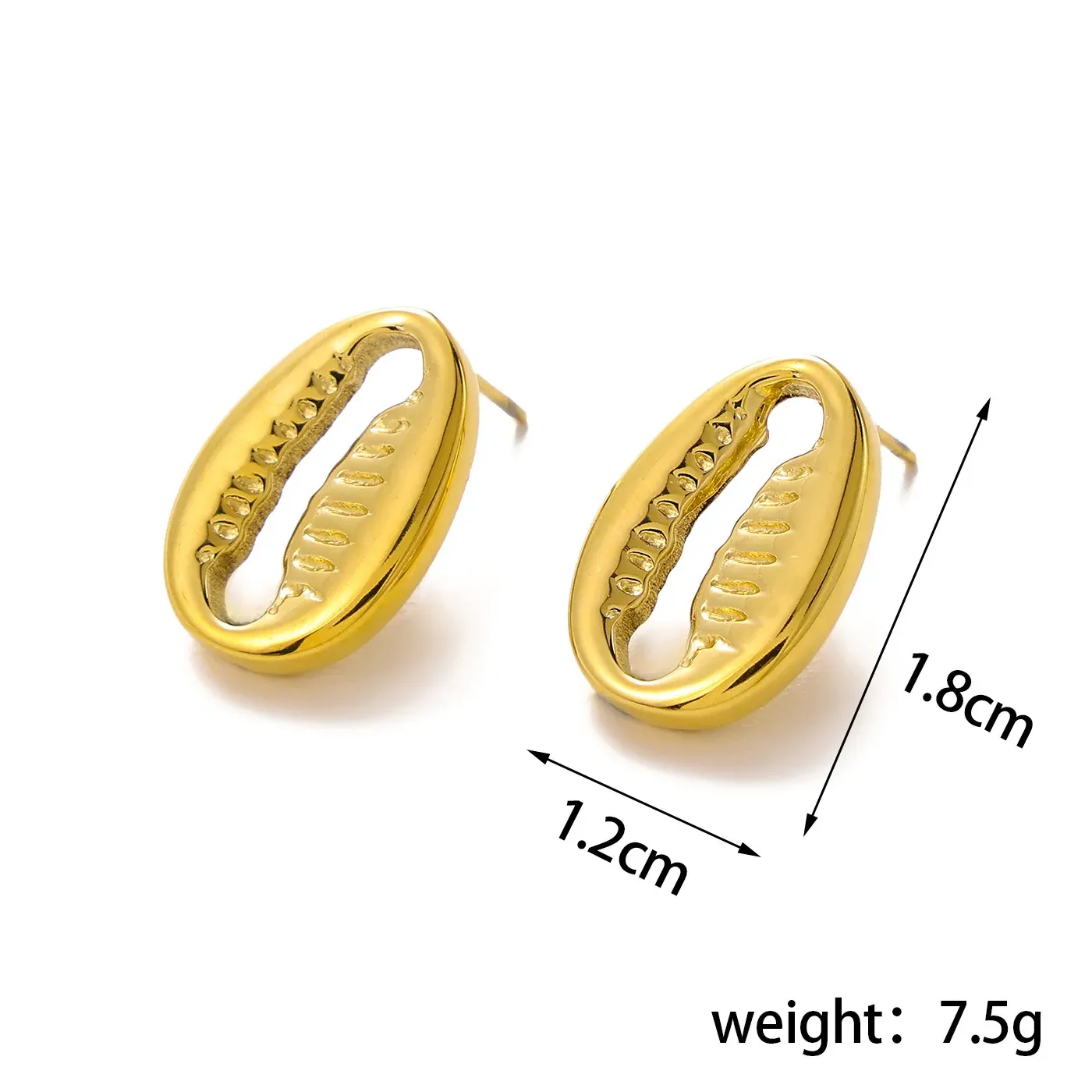 Authentic Tides Of Abundance Cowrie Shell Talisman Earrings