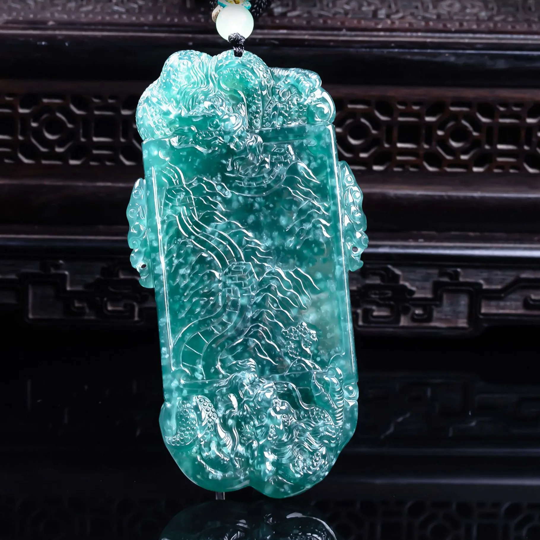 Authentic Mystic Guardian The Jade Dragon's Embrace