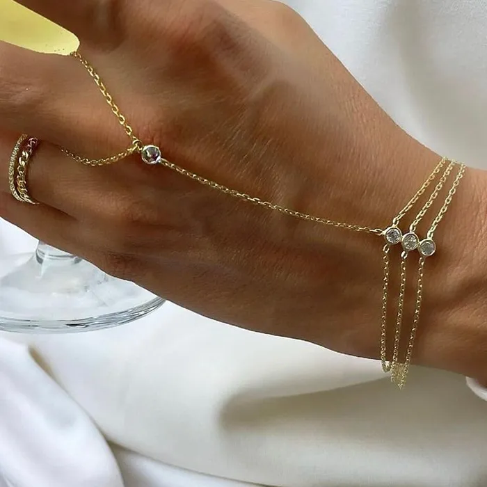 Authentic Celestial Hand of Radiance - Ethereal 14k Gold Linked Talisman