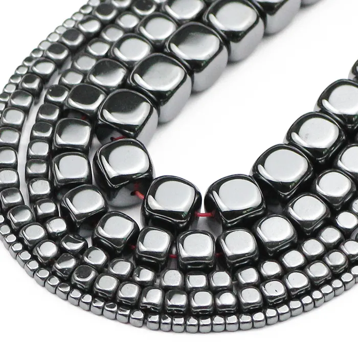 Authentic The Obsidian Grid Of Grounding Geometric Hematite Spacer Beads