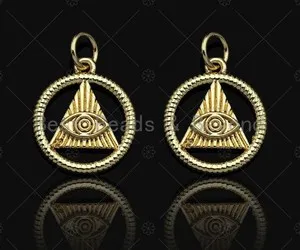 Authentic The Golden Triad Ward of the All-Seeing Gaze