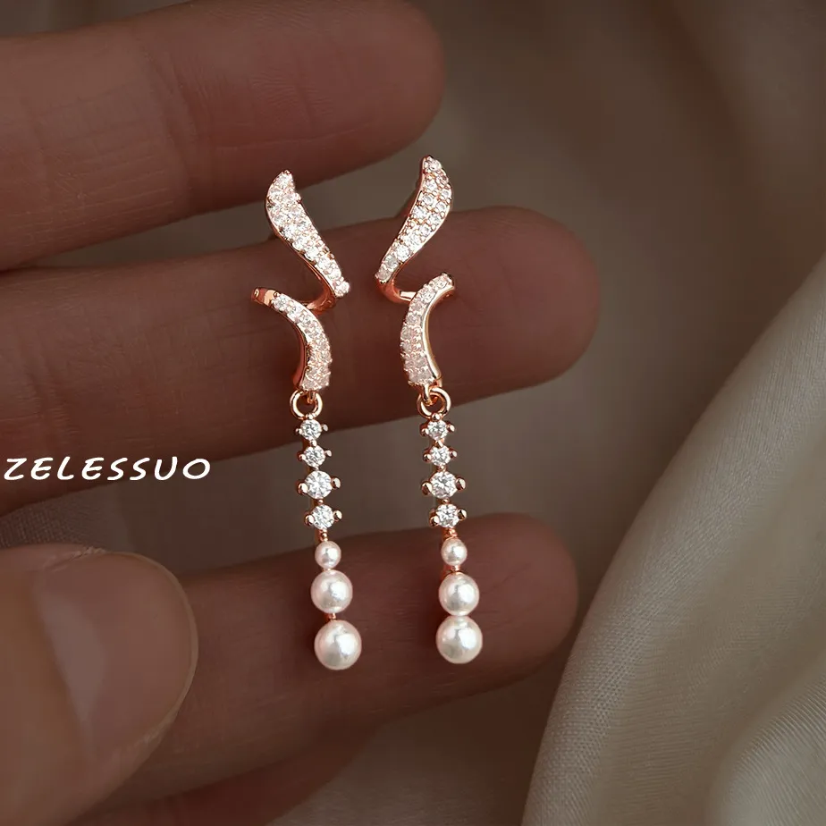 Authentic Tears Of The Celestial Dawn Drop Earrings