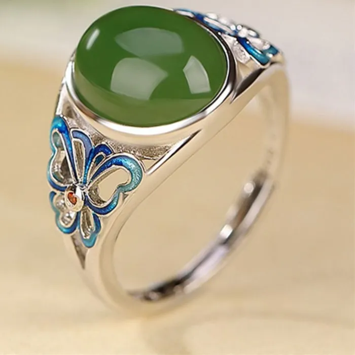 Authentic The Verdant Chrysalis Jade And Gold Butterfly Talisman