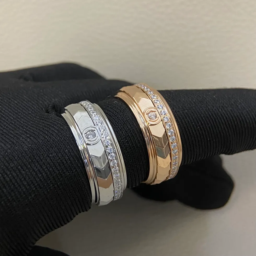 Authentic Style 925 Sterling Silver Spinner Ring And Fine Jewelry