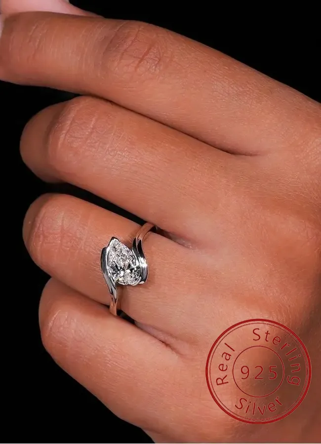 Authentic The Crystalline Tear Of Eternity Gilded Ring